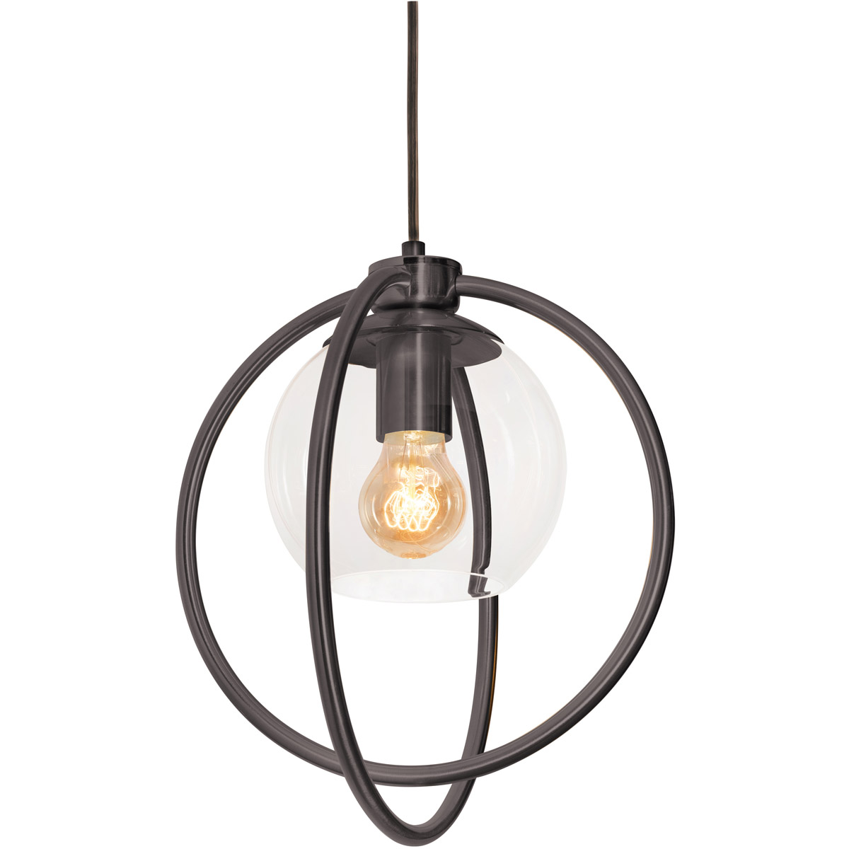 AFX JAMP12MBBK Jamie 1 Light 12.3 inch Black Pendant Ceiling Light
