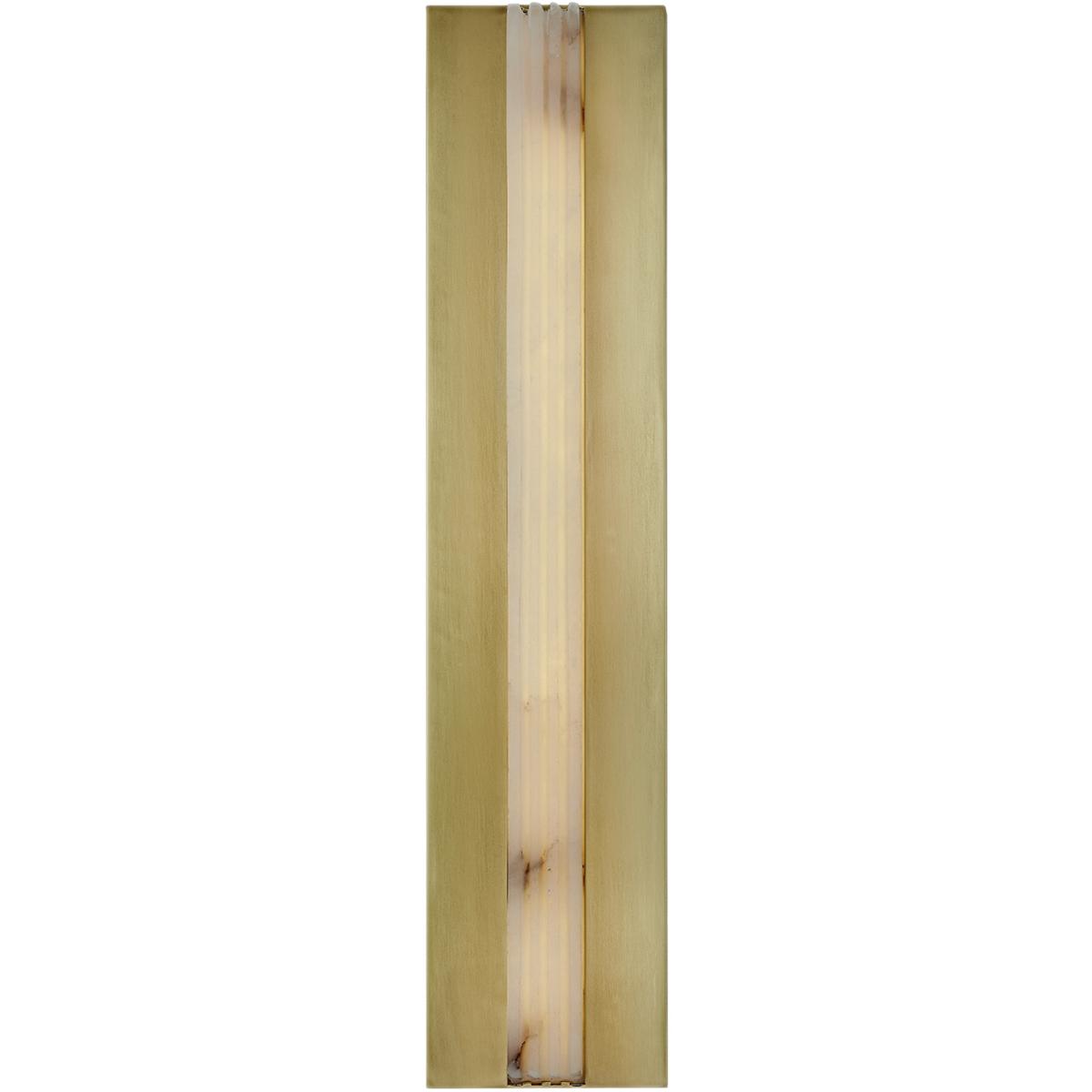 Alora WV322623VBAR Kismet LED 5 inch Vintage Brass/Alabaster ADA Wall/Ceiling Light Wall Light