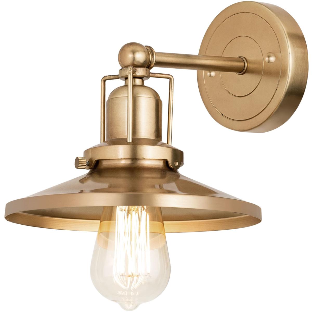 Atlas Lighting & Home WL11297-BS English Pub Vanity Light Wall Light in Satin Brass