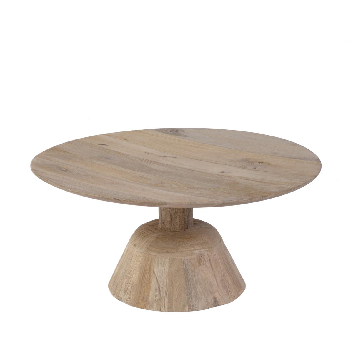 Butler 5903312 Butler Specialty Company Carmine 30 in. Round Wood Coffee Table, Natural