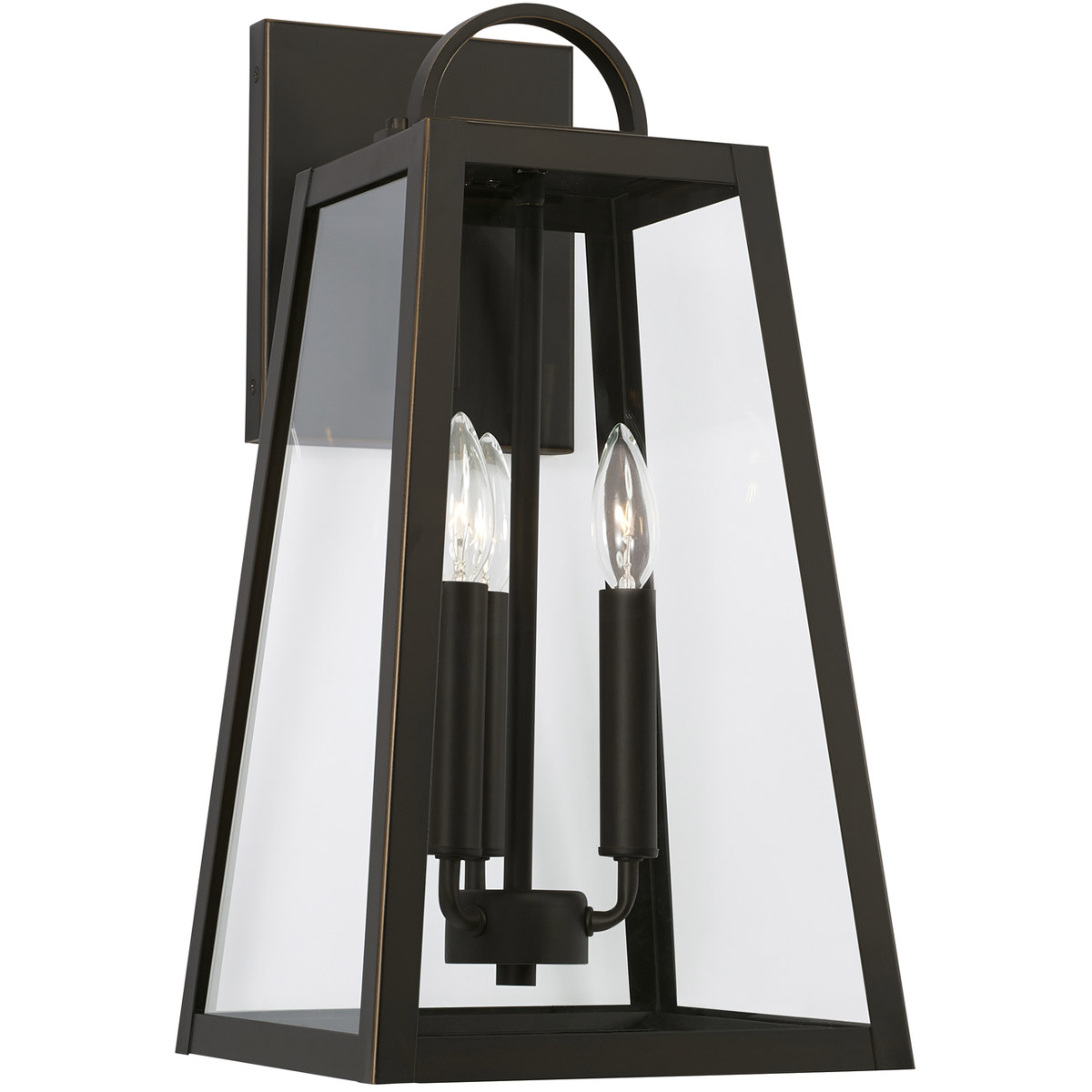 Capital Lighting 943732OZ Leighton 3 Light 19.5 inch Oiled Bronze Outdoor Wall Lantern