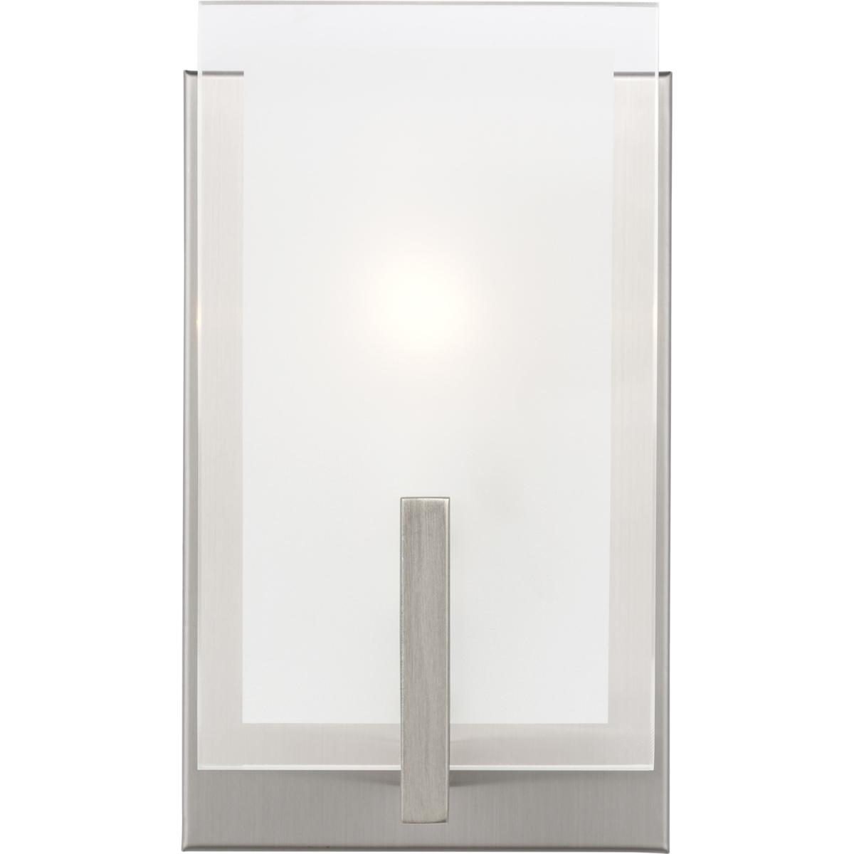 Visual Comfort Studio Collection 4130801EN-962 Sean Lavin Syll 1 Light 5 inch Brushed Nickel Wall Bath Fixture Wall Light