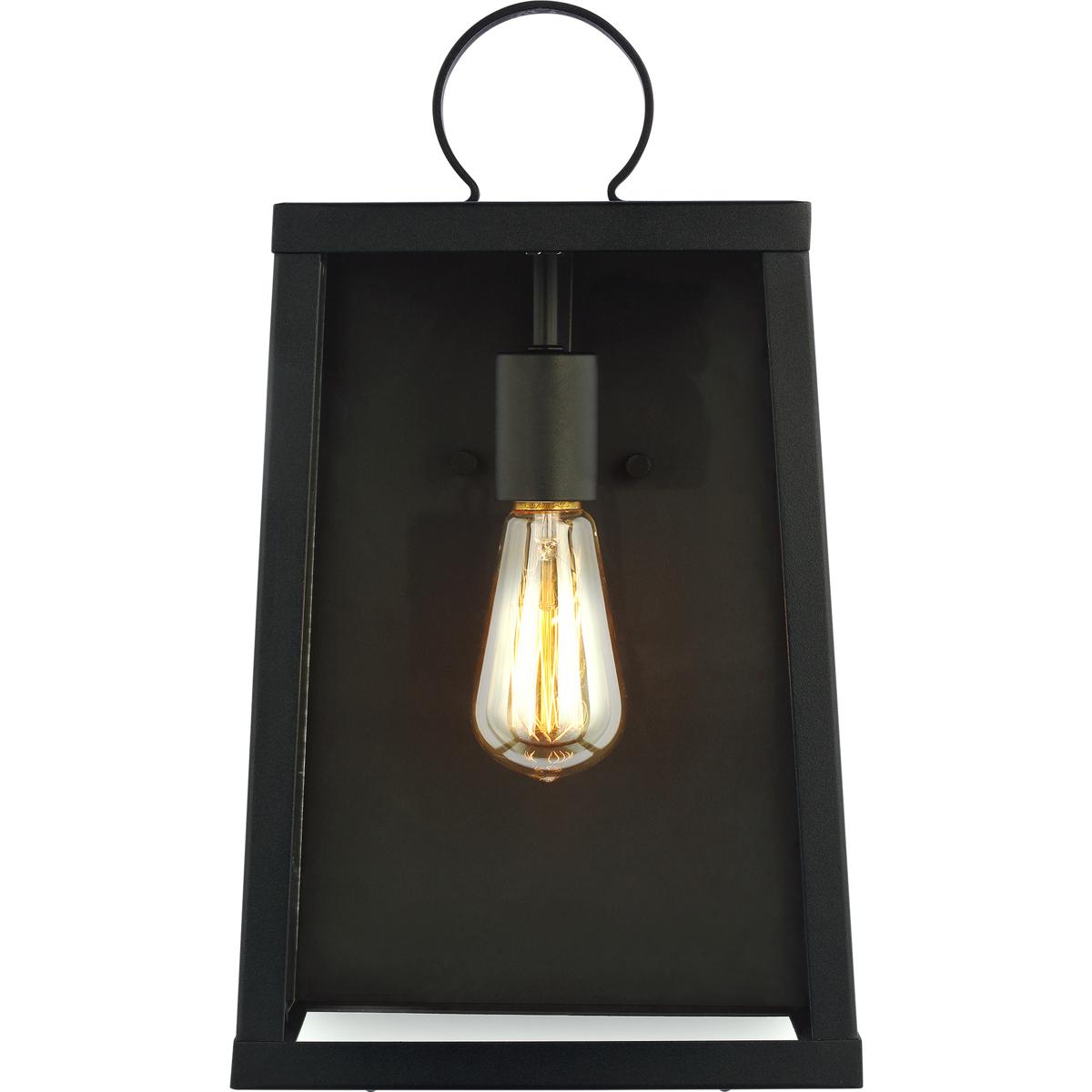 Visual Comfort Studio Collection 8737101-12 Marinus 1 Light 15.5 inch Black Outdoor Wall Lantern
