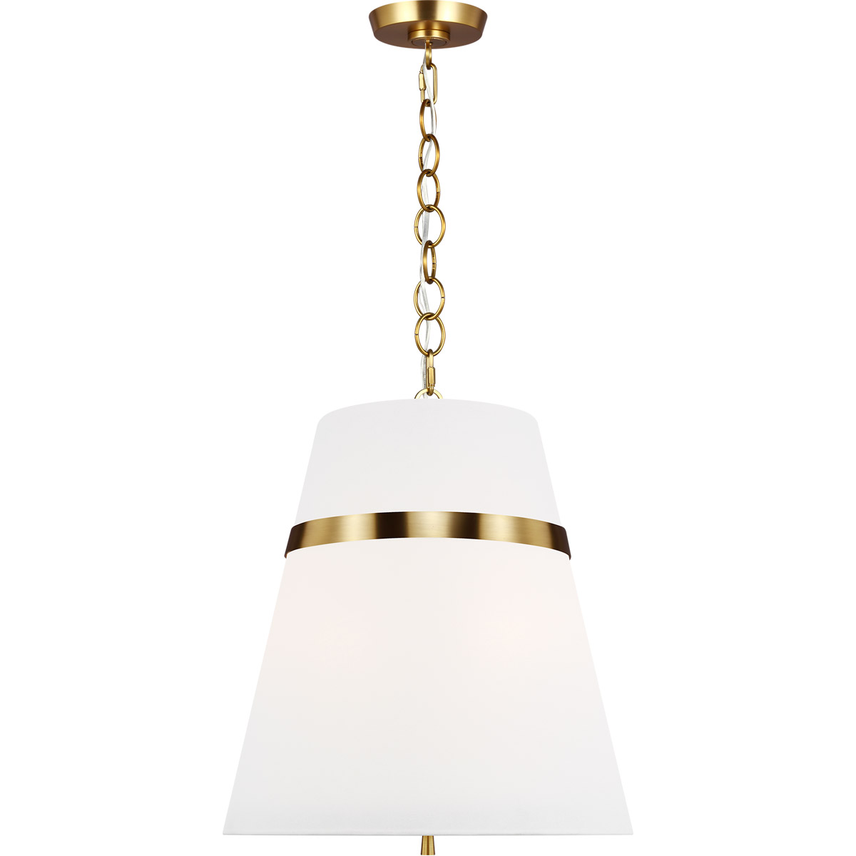 Visual Comfort Studio Collection AP1173BBS AH by Alexa Hampton Cordtlandt 3 Light 18 inch Burnished Brass Pendant Ceiling Light