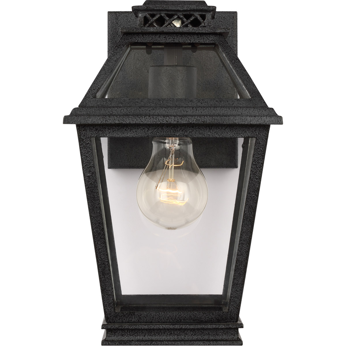Visual Comfort Studio Collection CO1001DWZ C&M by Chapman & Myers Falmouth 1 Light 10.5 inch Dark Weathered Zinc Outdoor Wall Lantern