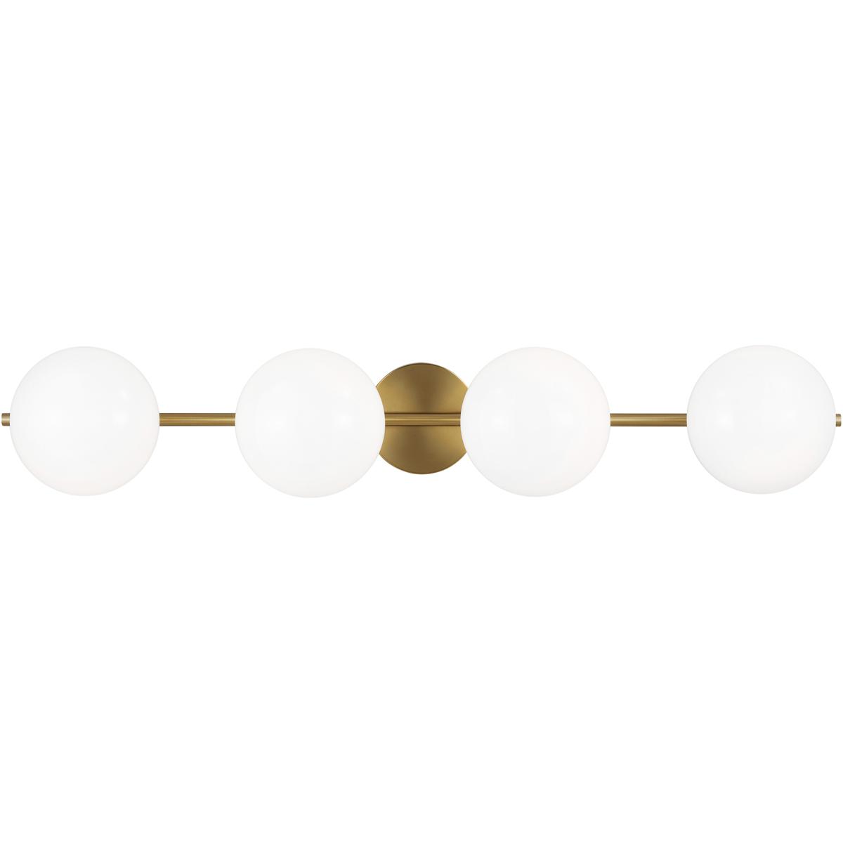 Visual Comfort Studio Collection EV1014BBS ED Ellen DeGeneres Lune 4 Light 37.38 inch Burnished Brass Vanity Light Wall Light