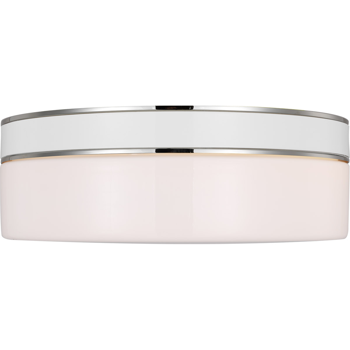 Visual Comfort Studio Collection KSF1072PNGW kate spade new york Monroe 2 Light 14 inch Polished Nickel Flush Mount Ceiling Light in Polished Nickel /