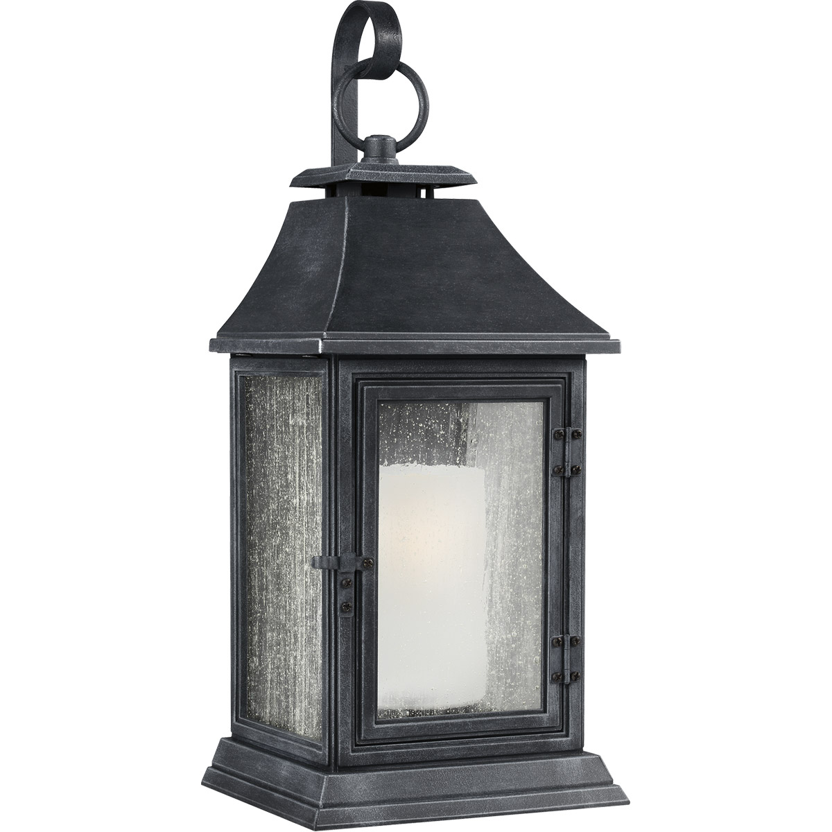 Visual Comfort Studio Collection OL10600DWZ Sean Lavin Shepherd 1 Light 16.5 inch Dark Weathered Zinc Outdoor Wall Lantern