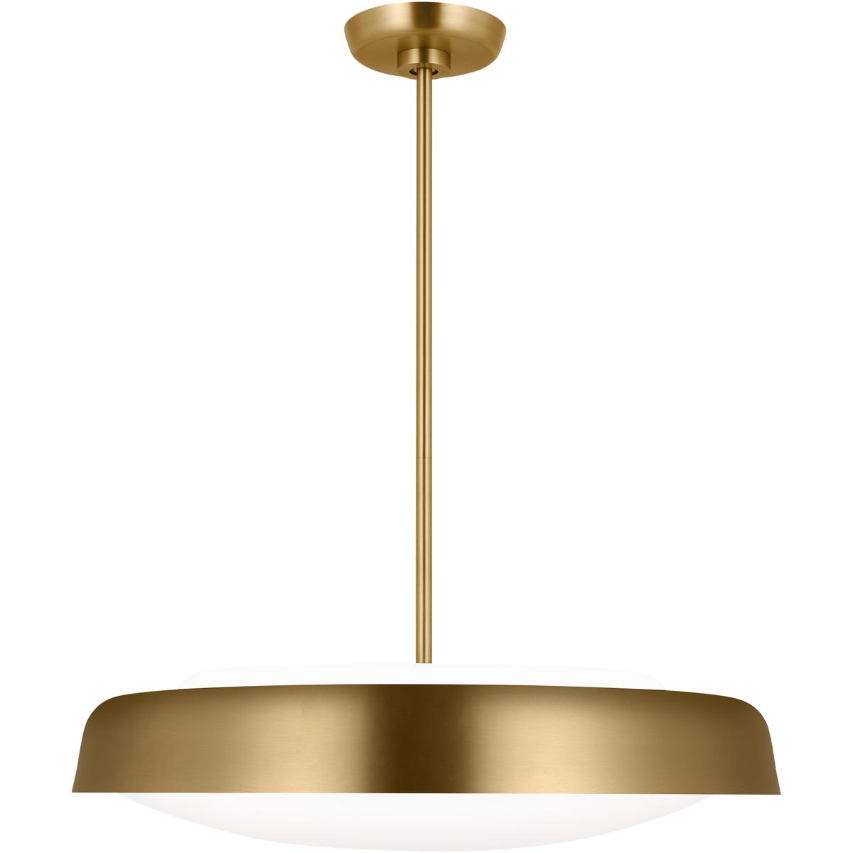 Visual Comfort Studio Collection KSP1133BBS kate spade new york Draper 3 Light 22 inch Burnished Brass Pendant Ceiling Light