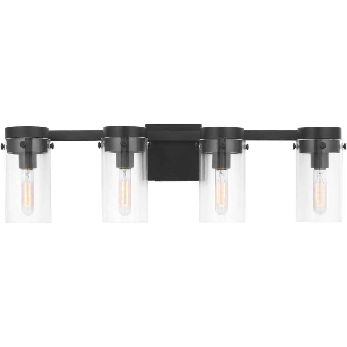 Visual Comfort Studio Collection CW1004AI C&M by Chapman & Myers Garrett 3 Light 29.25 inch Aged Iron Bath Vanity Wall Light