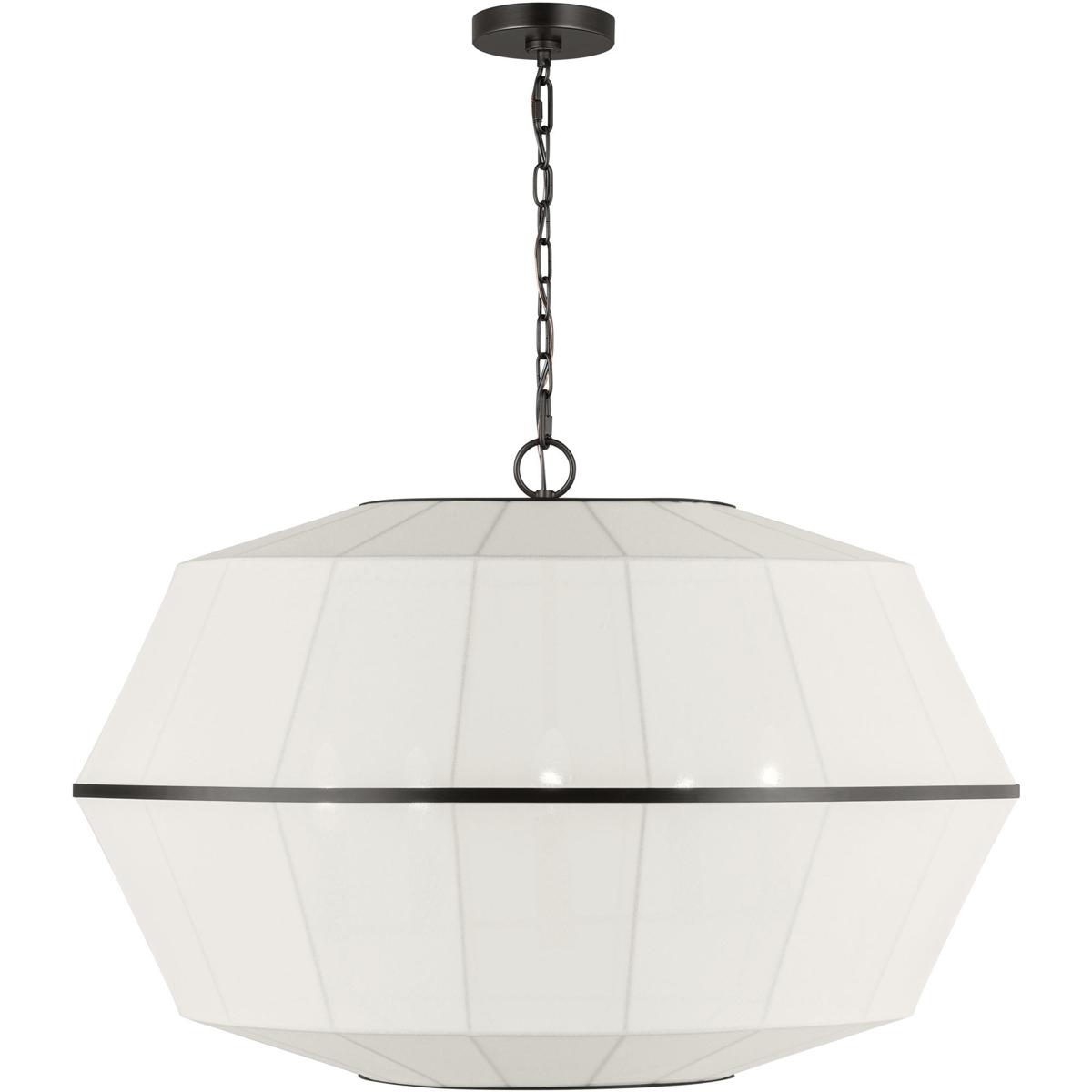 Visual Comfort Studio Collection EP1485AI ED Ellen DeGeneres Hikari 5 Light 32.25 inch Aged Iron Pendant Ceiling Light