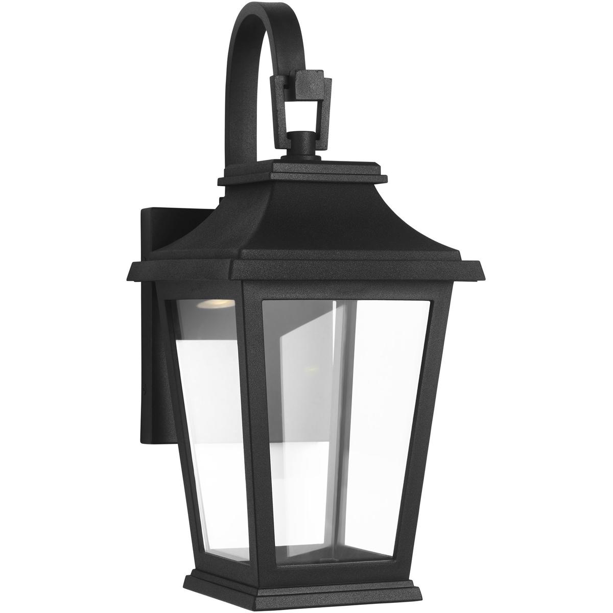 Visual Comfort Studio Collection SLO1221TXB Sean Lavin Warren LED 14.38 inch Textured Black Outdoor Wall Lantern