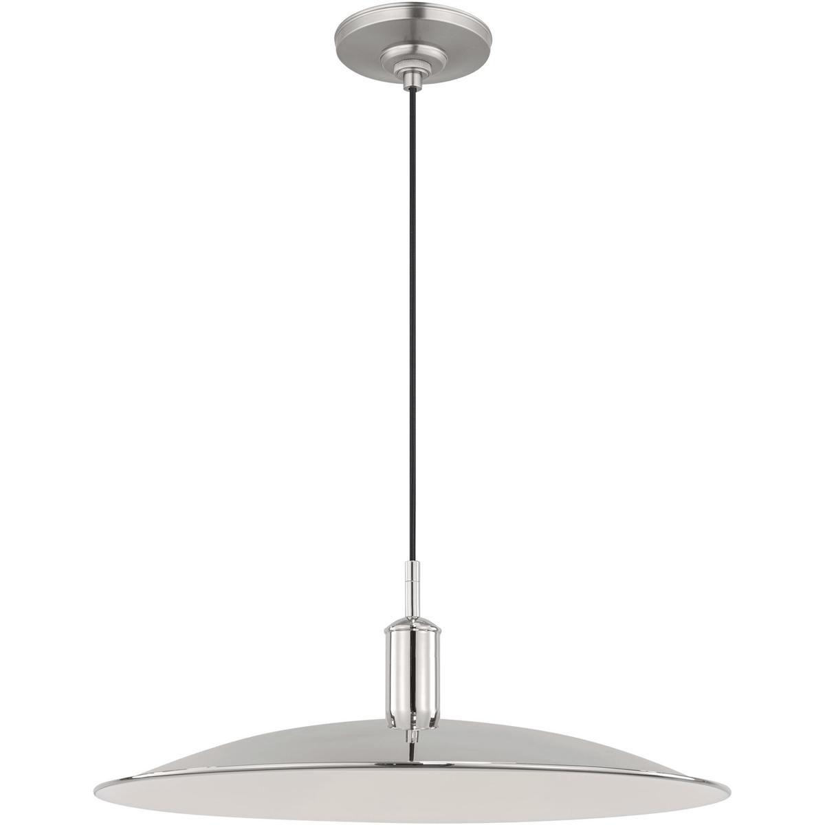 Visual Comfort Studio Collection TP1251PN TOB by Thomas O'Brien Dash LED 24 inch Polished Nickel Pendant Ceiling Light