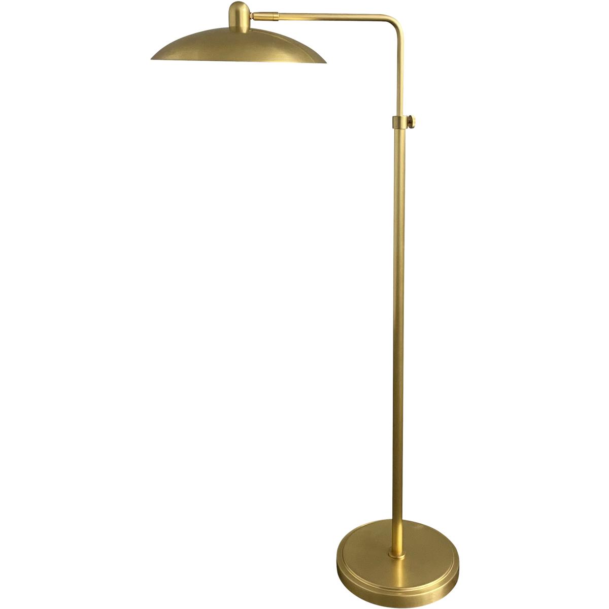 House of Troy RL200-NTB Ridgeline 40 inch 4.50 watt Natural Brass Floor Lamp Portable Light