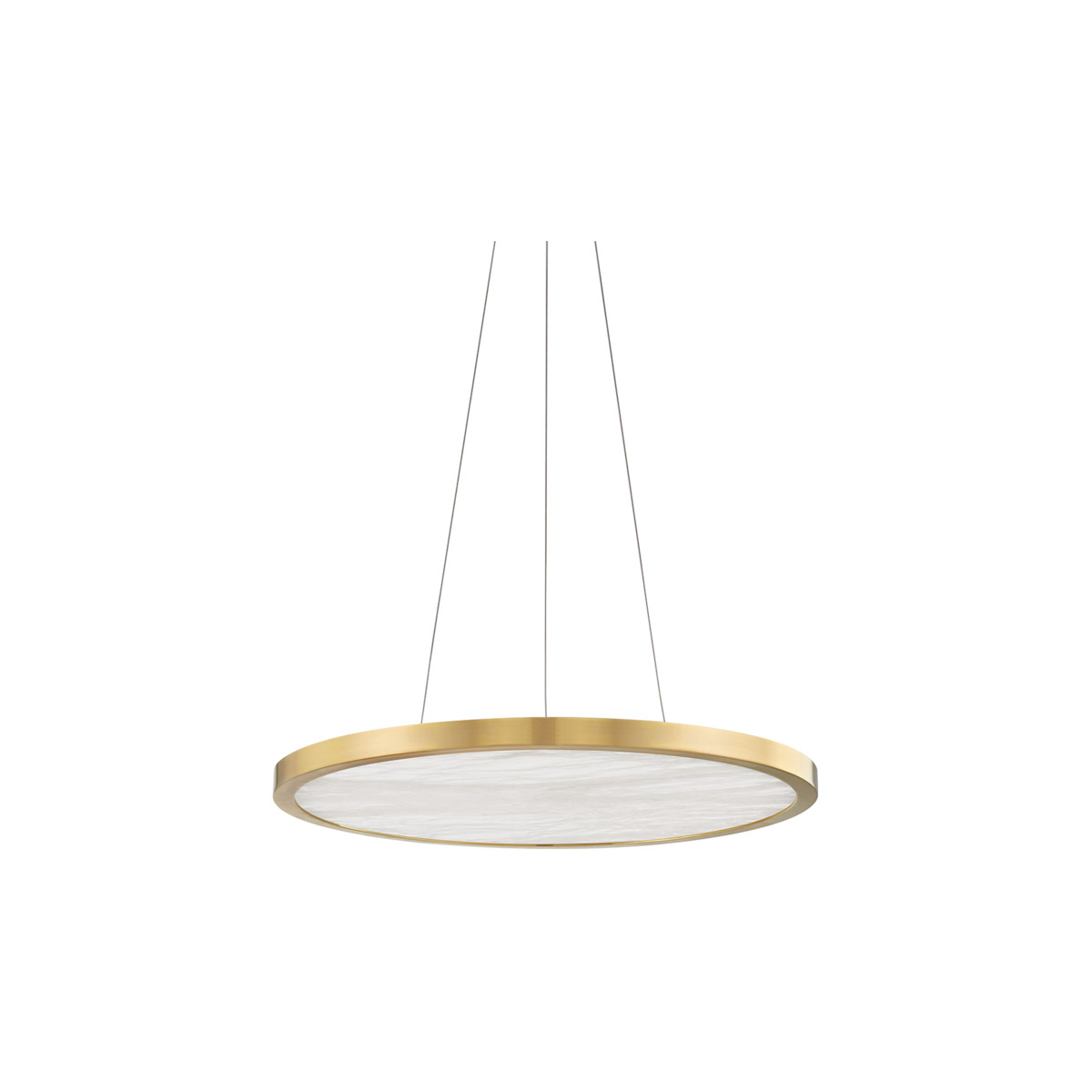 Hudson Valley 6324-AGB Eastport LED 24 inch Aged Brass Pendant Ceiling Light