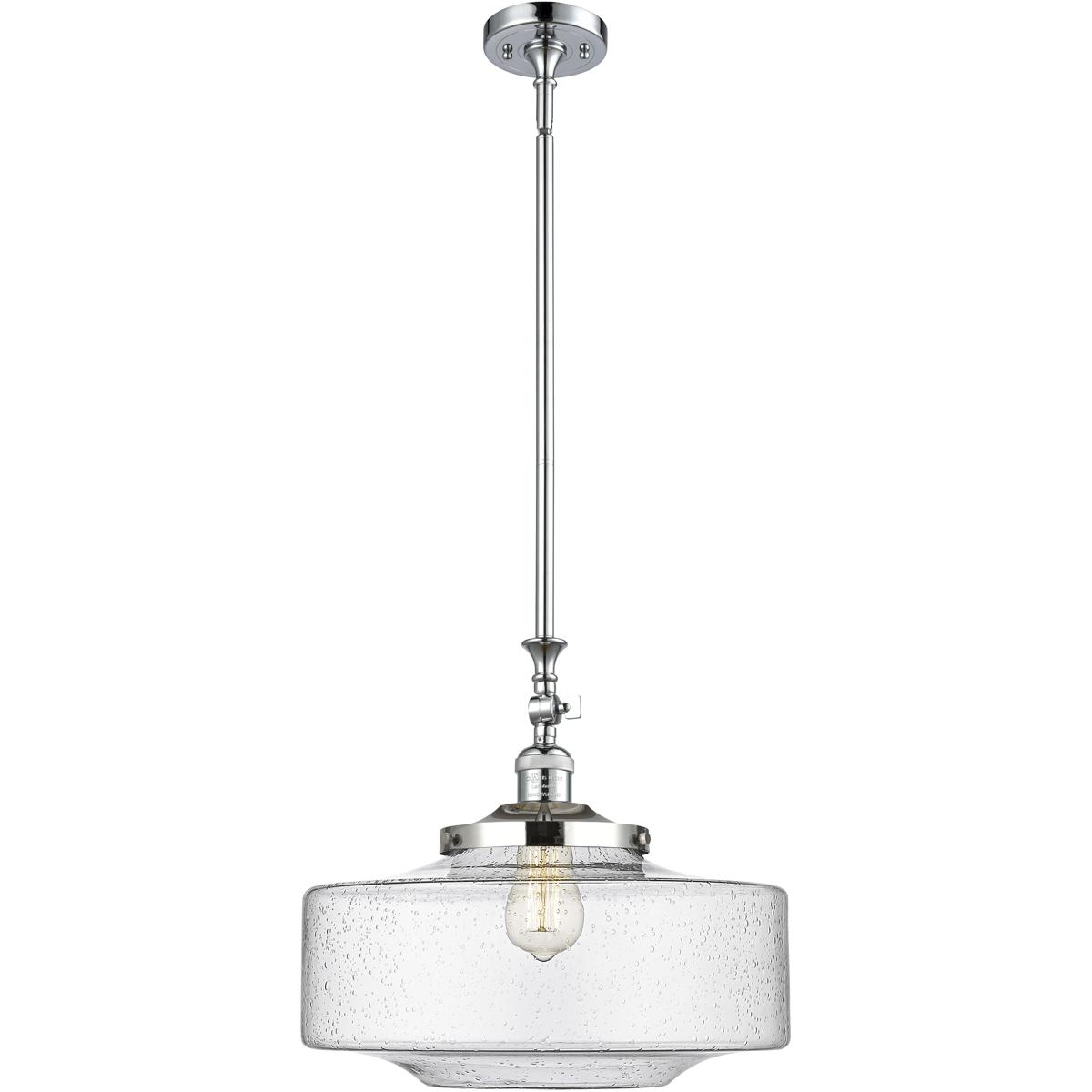 Innovations Lighting 206-PC-G694-16 Franklin Restoration Bridgeton 1 Light 16 inch Polished Chrome Mini Pendant Ceiling Light in Incandescent, Seedy
