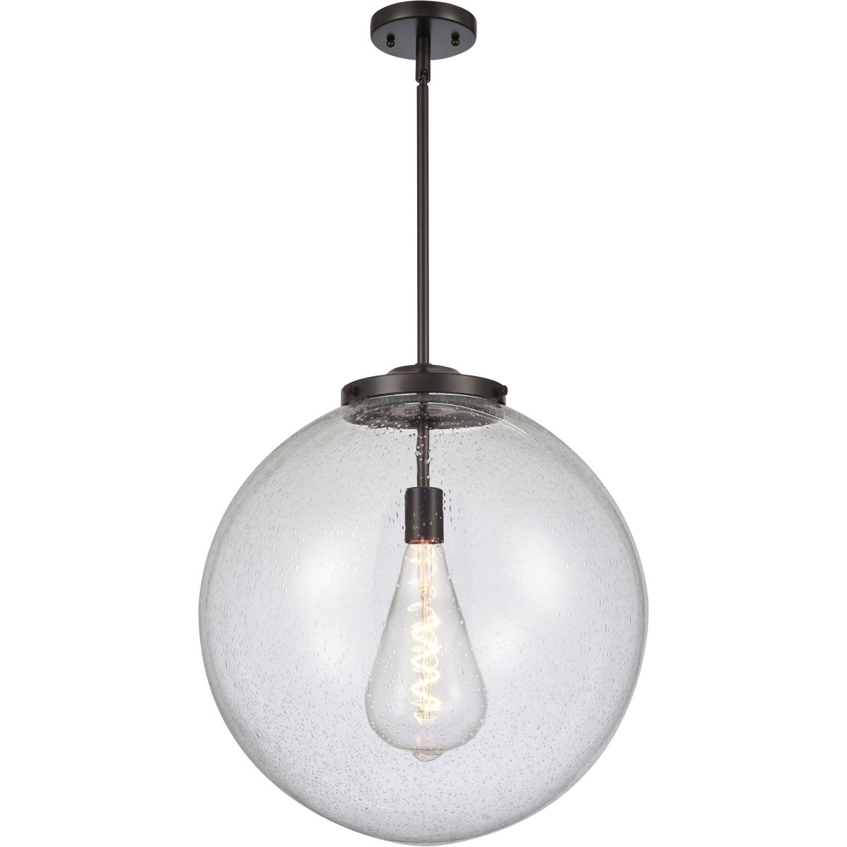 Innovations Lighting 221-1S-OB-G204-18 Franklin Restoration Beacon 1 Light 18 inch Oil Rubbed Bronze Pendant Ceiling Light in Incandescent, Seedy