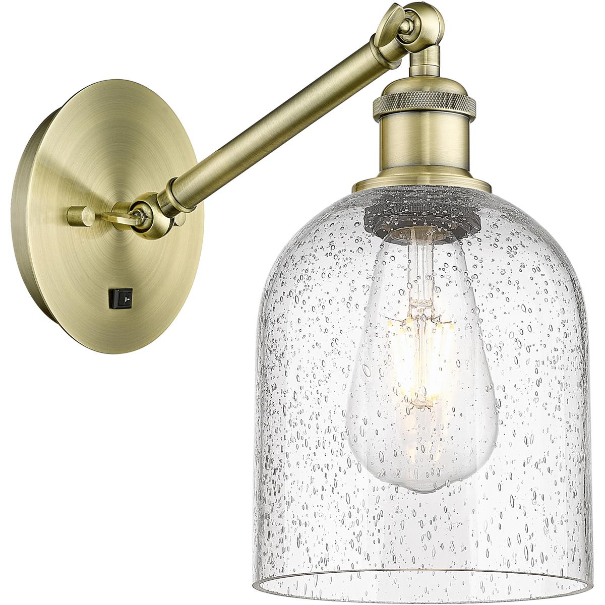 Innovations Lighting 317-1W-AB-G558-6SDY Ballston Bella 1 Light 5.5 inch Antique Brass Sconce Wall Light