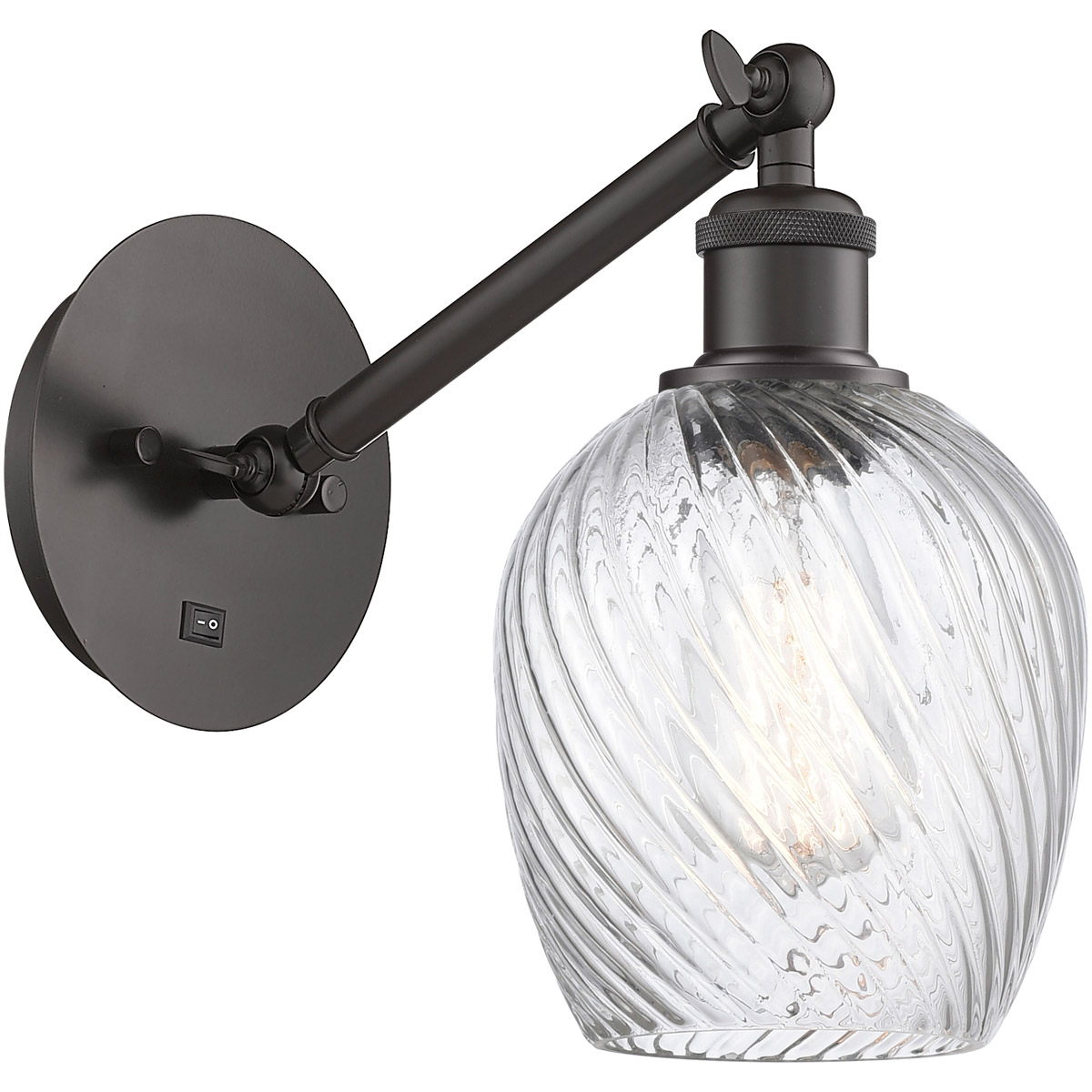 Innovations Lighting 317-1W-OB-G292-LED Ballston Salina LED 5.3 inch Oil Rubbed Bronze Sconce Wall Light