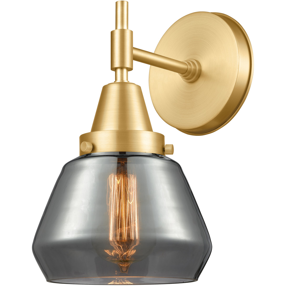Innovations Lighting 447-1W-SG-G173-LED Caden LED 7 inch Satin Gold Sconce Wall Light