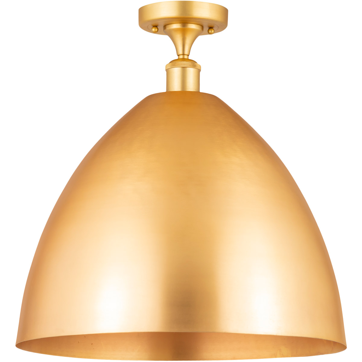 Innovations Lighting 516-1C-BAB-MBD-16-GR Ballston Plymouth Dome 1 Light 16 inch Black Antique Brass Semi-Flush Mount Ceiling Light in Matte Green