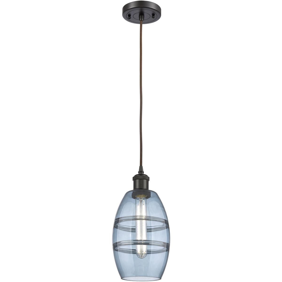 Innovations Lighting 516-1P-OB-G557-6BL Ballston Vaz 1 Light 5.88 inch Oil Rubbed Bronze Cord Hung Mini Pendant Ceiling Light