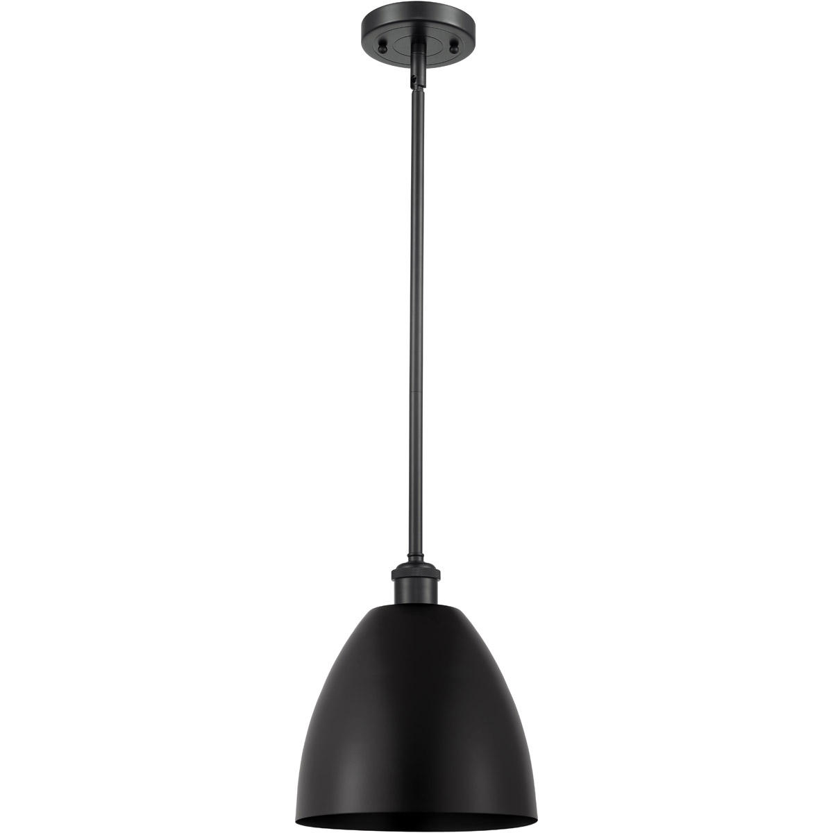 Innovations Lighting 516-1S-PC-MBD-75-SF-LED Ballston Plymouth Dome LED 7.5 inch Polished Chrome Pendant Ceiling Light in Matte Seafoam