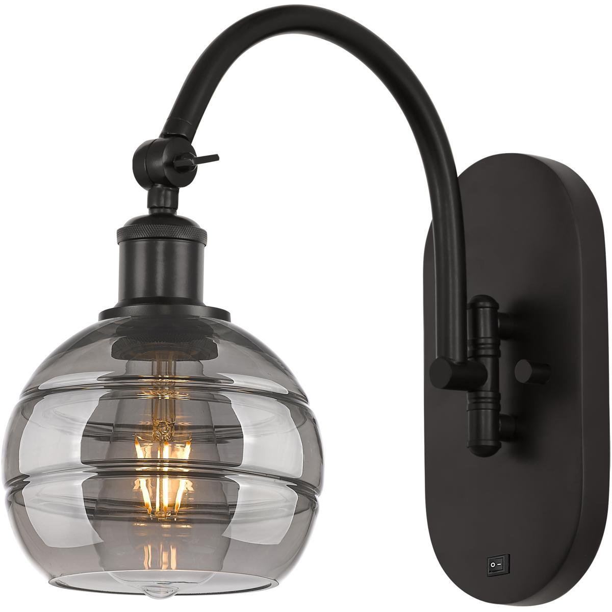 Innovations Lighting 518-1W-OB-G556-6SM Ballston Rochester 1 Light 5.88 inch Oil Rubbed Bronze Sconce Wall Light