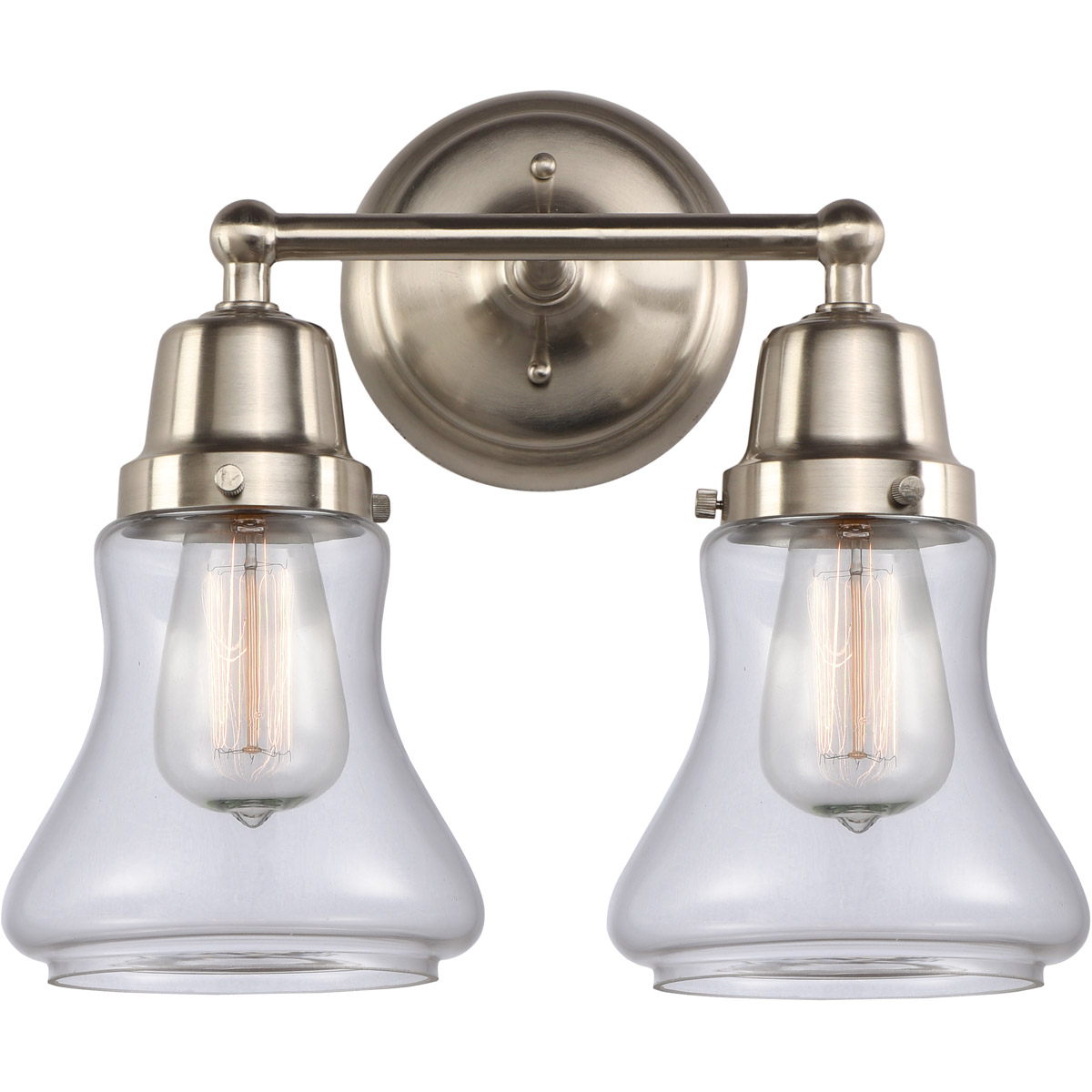 Innovations Lighting 623-2W-SN-G192 Aditi Bellmont 2 Light 14 inch Brushed Satin Nickel Bath Vanity Light Wall Light, Aditi