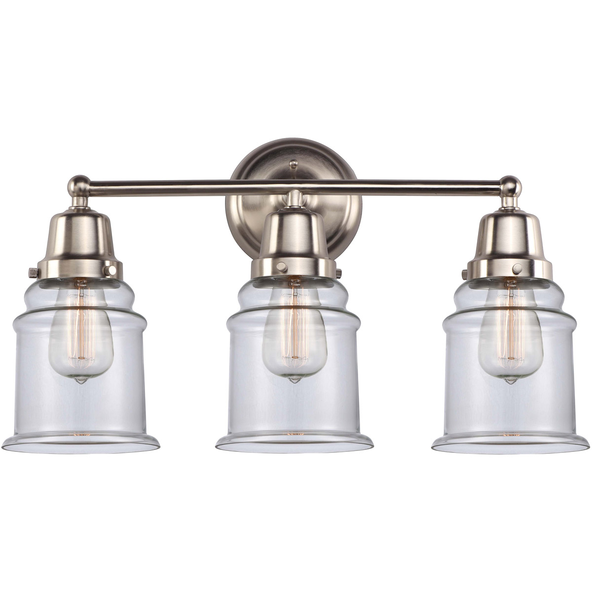 Innovations Lighting 623-3W-SN-G182 Aditi Canton 3 Light 22 inch Brushed Satin Nickel Bath Vanity Light Wall Light, Aditi