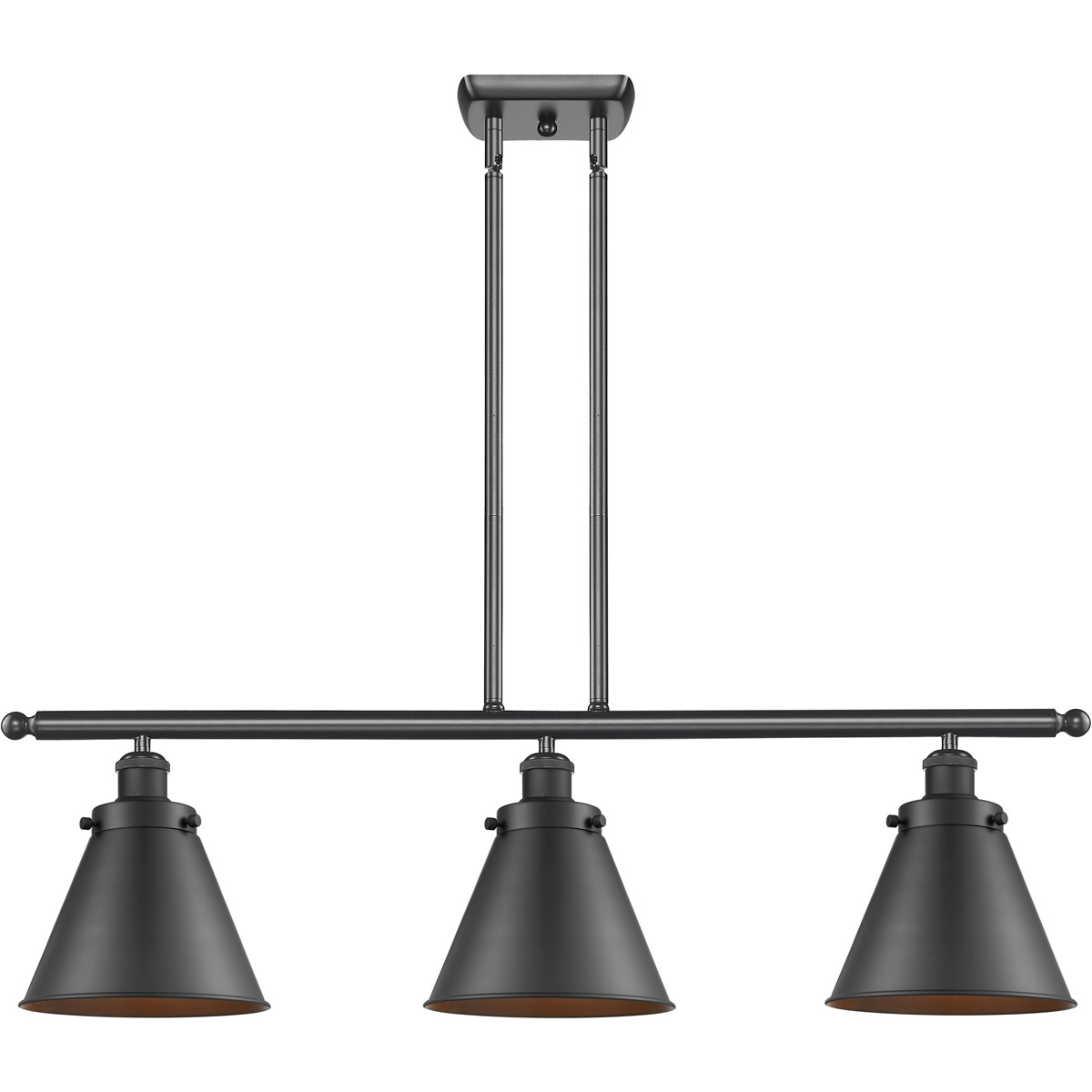 Innovations Lighting 916-3I-PN-M13-PN-LED Ballston Appalachian LED 36 inch Polished Nickel Island Light Ceiling Light