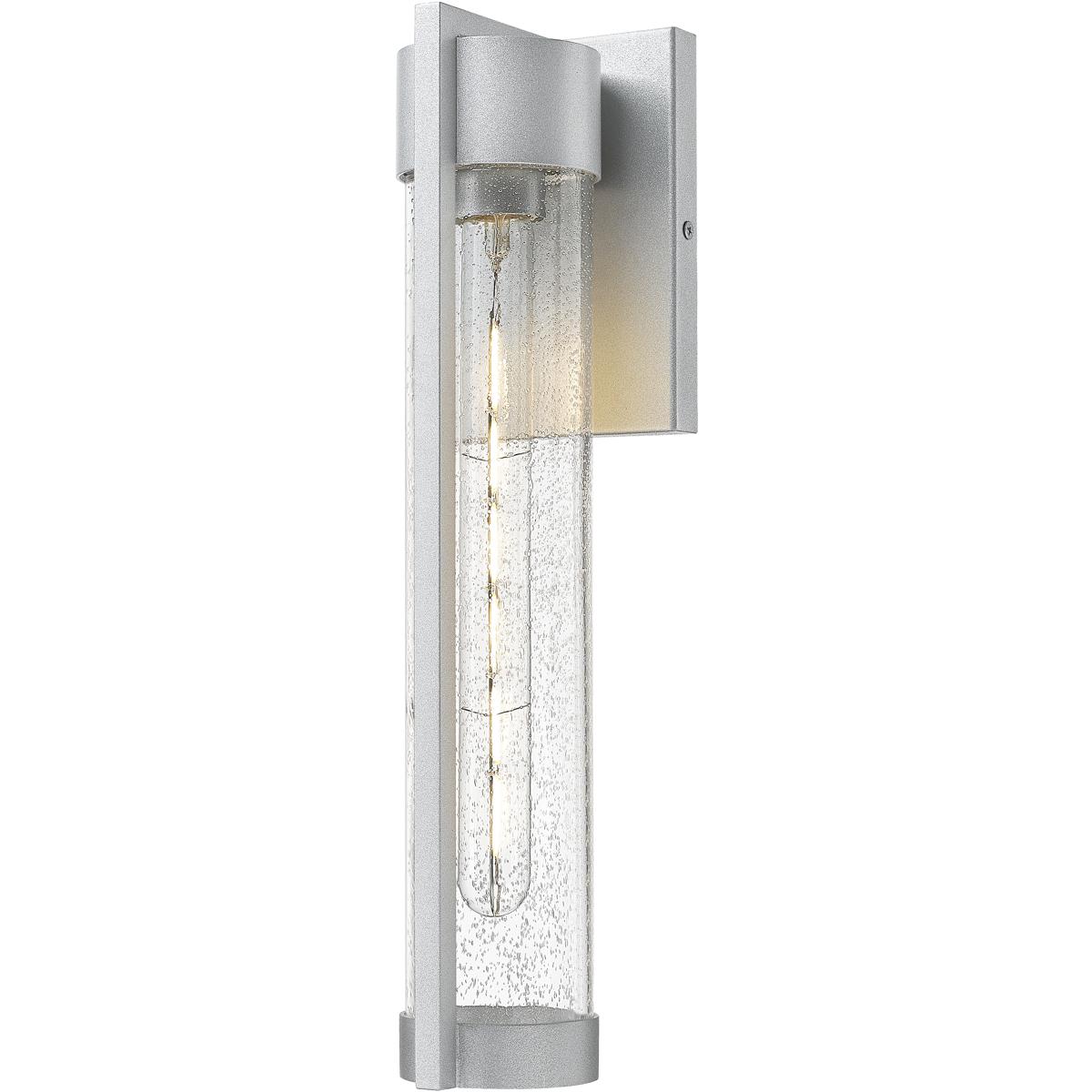 Innovations Lighting 9954-1W-SV-16-SDY Stratford 1 Light 16.63 inch Silver Outdoor Sconce in Seedy Glass