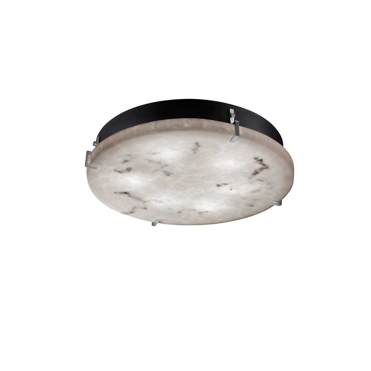 Justice Design FAL-5545-CROM LumenAria 2 Light 12.5 inch Polished Chrome Flush Mount Ceiling Light in Incandescent