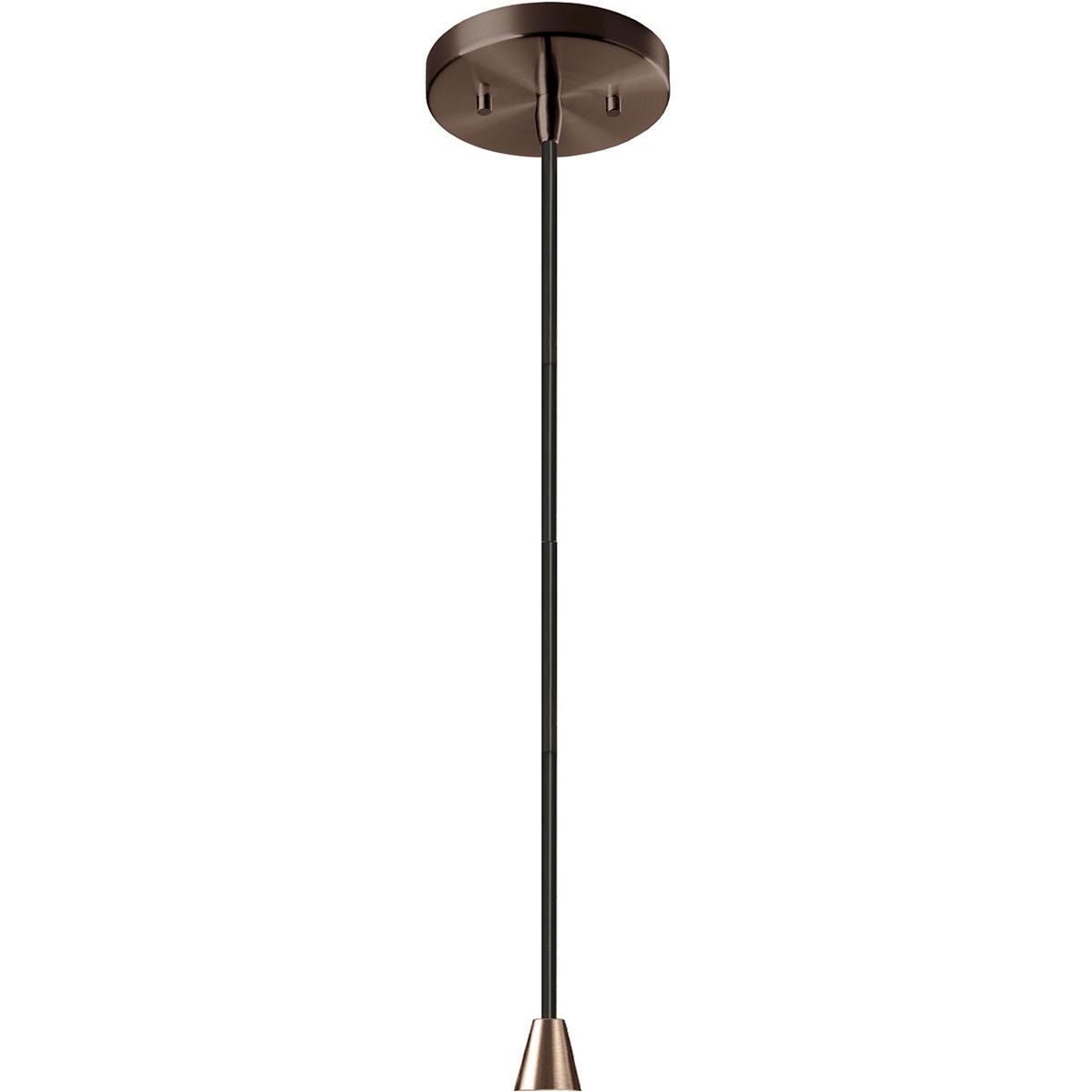 Justice Design CER-6435-BIS-DBRZ-BKCD-LED2-1400 Radiance Collection 8 inch Dark Bronze Pendant Ceiling Light, Form+Finish+Function