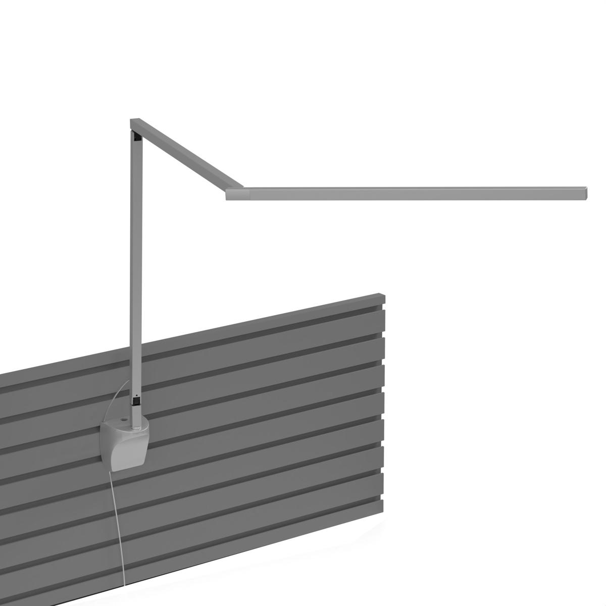 Koncept ZBD3000-D-SIL-SLT Z-Bar Gen 4 Slatwall Mount Desk Lamp Wall Light in Silver