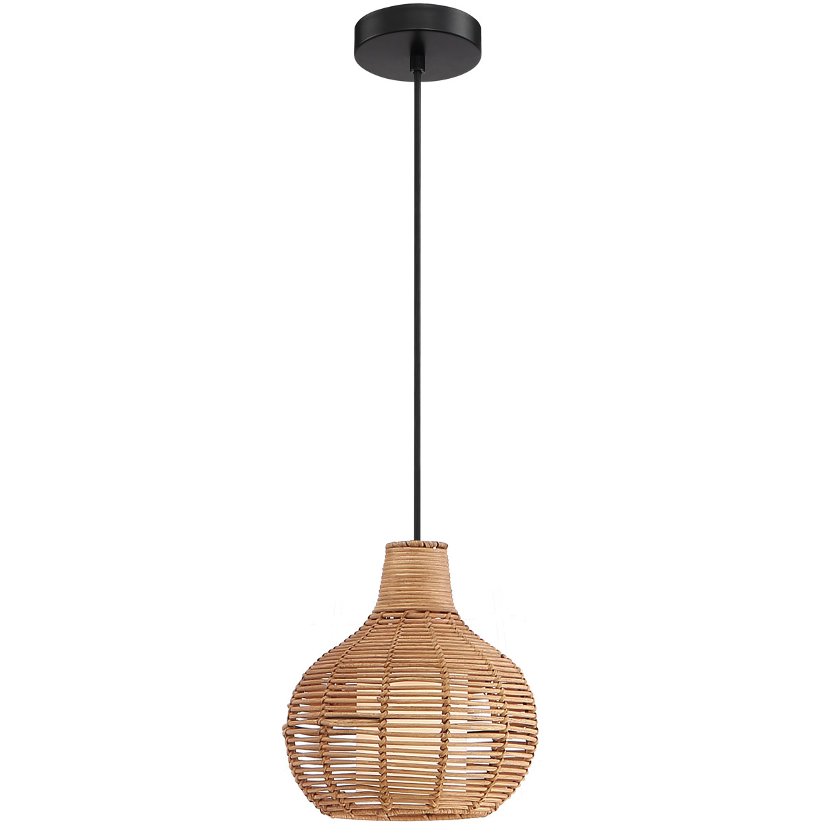 Lite Source LS-19538 Paige 1 Light 13 inch Beige Pendant Ceiling Light