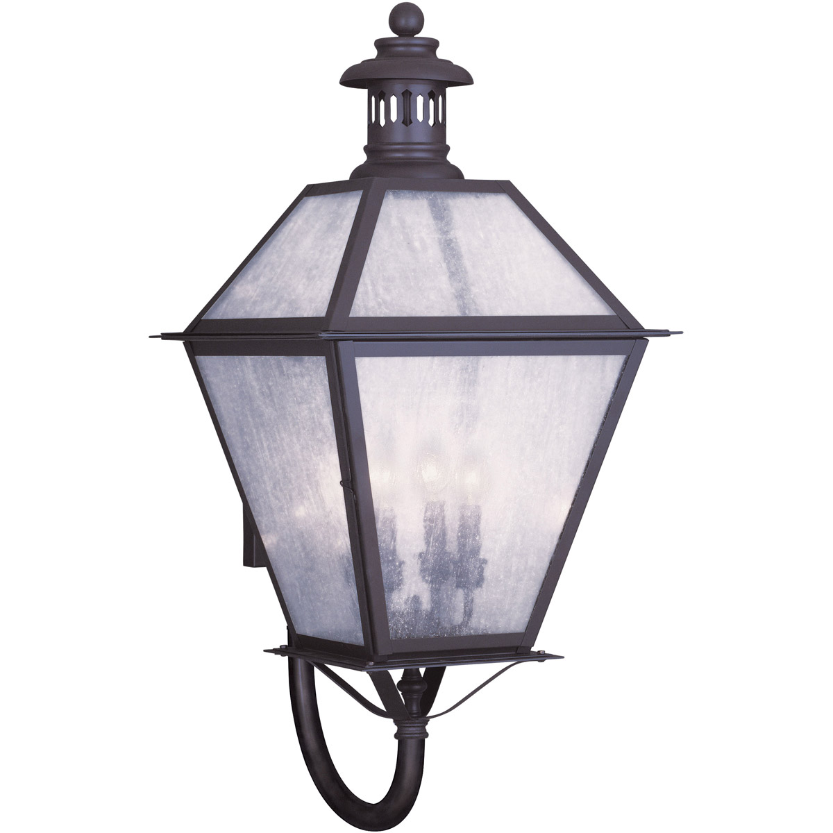 Livex Lighting 2050-07 Waldwick 4 Light 30 inch Bronze Outdoor Wall Lantern