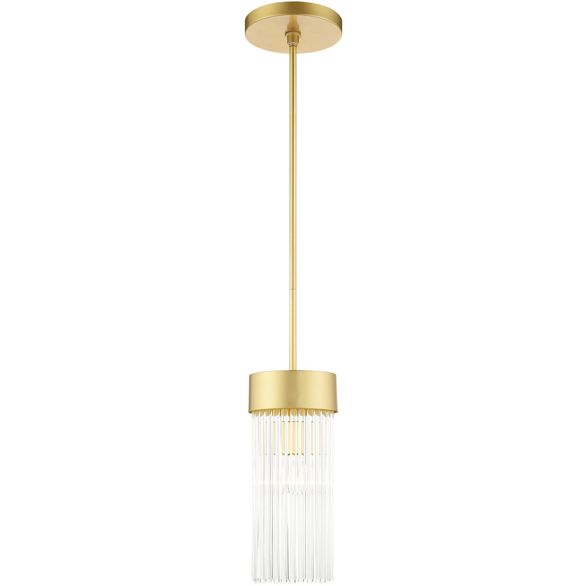Livex Lighting 49829-33 Norwich 1 Light 7 inch Soft Gold Chandelier Ceiling Light