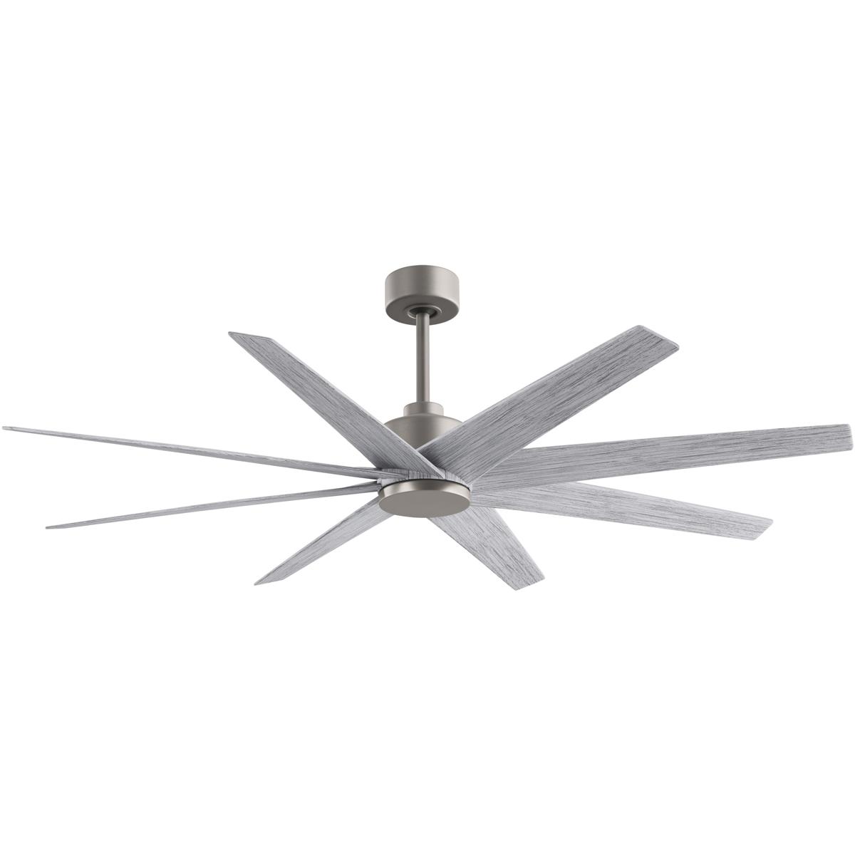 Matthews Fan Co AN-BN-BW-64 Atlas Ariella 64 inch Brushed Nickel with Barn Wood Tone Blades Ceiling Fan