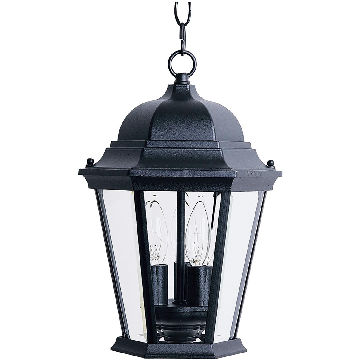 Maxim Lighting 1009BK Westlake 3 Light 9 inch Black Outdoor Hanging Lantern