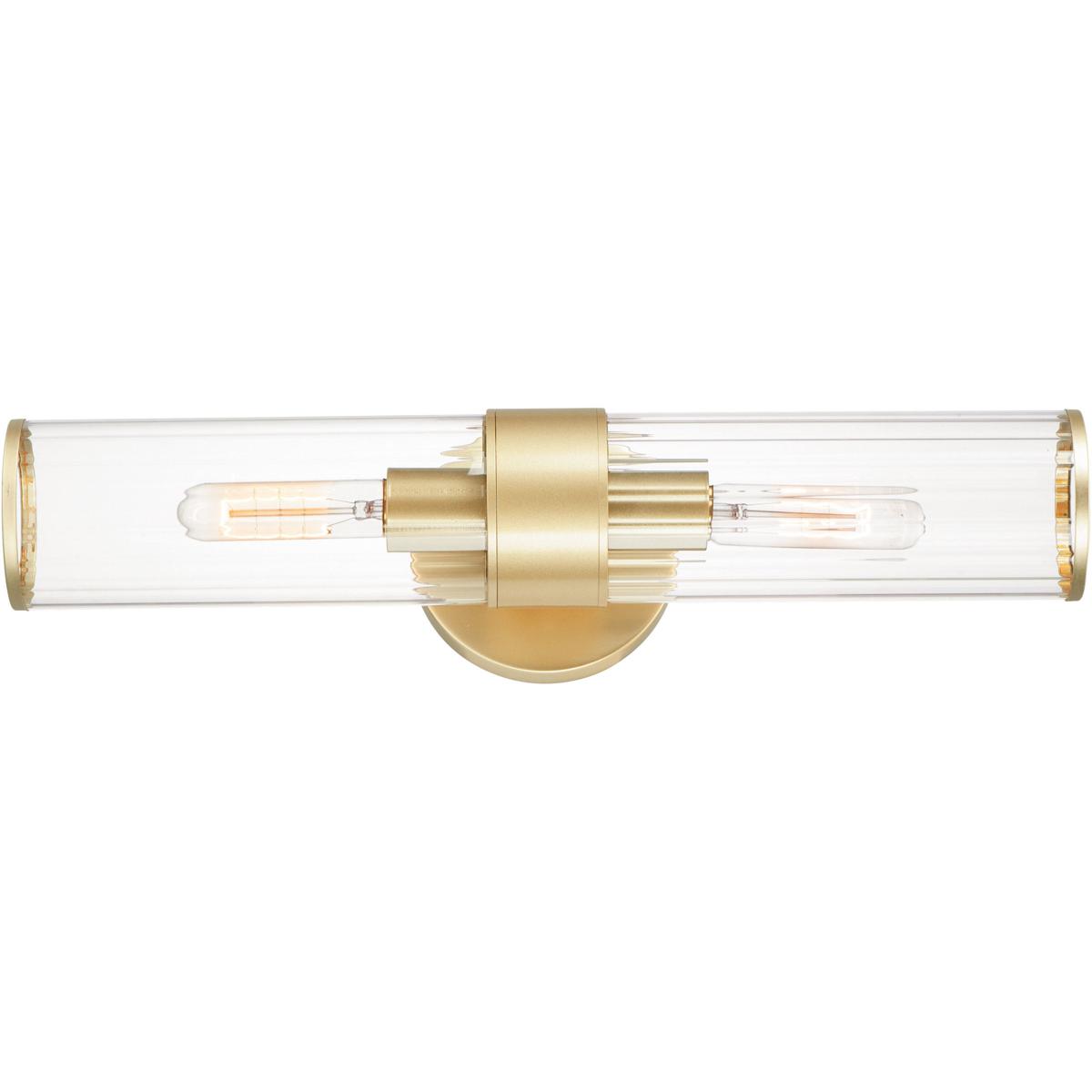 Maxim Lighting 11472CRSBR Crosby 2 Light 5 inch Satin Brass Wall Sconce Wall Light
