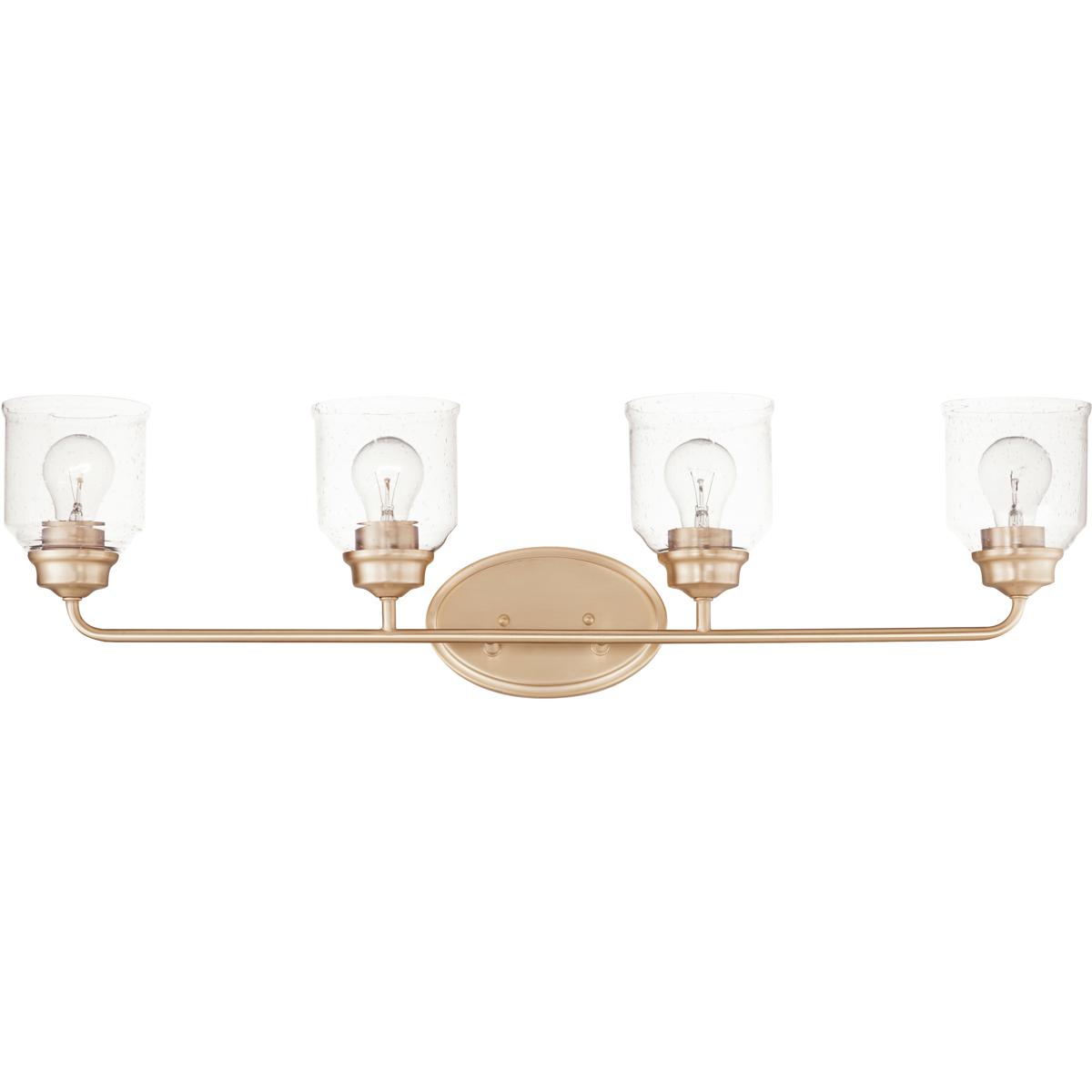 Maxim Lighting 12264CDHR Acadia 4 Light 35 inch Heritage Bath Vanity Wall Light