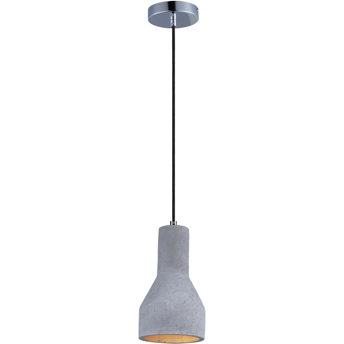 Maxim Lighting 12392GYPC Crete LED 6 inch Polished Chrome Single Pendant Ceiling Light