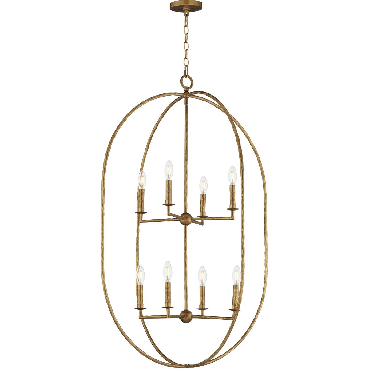Maxim Lighting 21849EG Martel 8 Light 30 inch Etruscan Gold Multi-Light Pendant Ceiling Light