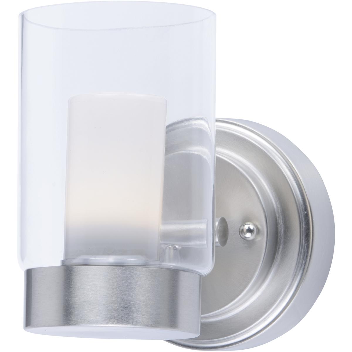 Maxim Lighting 30261CLFTSN Mod LED 5 inch Satin Nickel Wall Sconce Wall Light