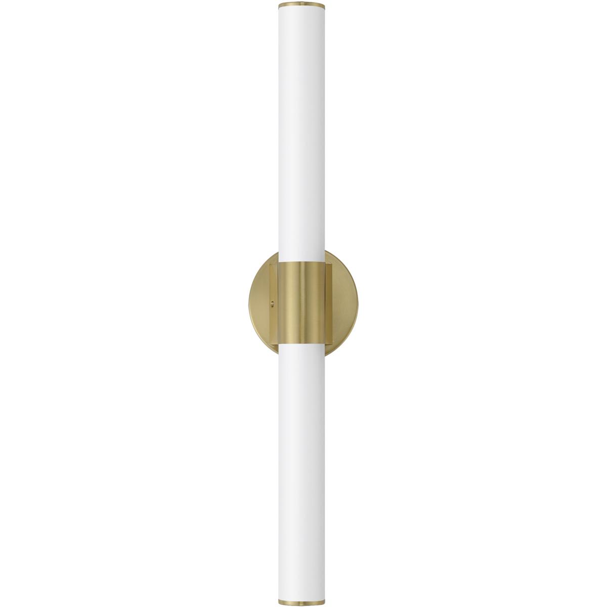 Maxim Lighting 52504WTNAB Tubo LED 30 inch Natural Aged Brass Bath Vanity Wall Light