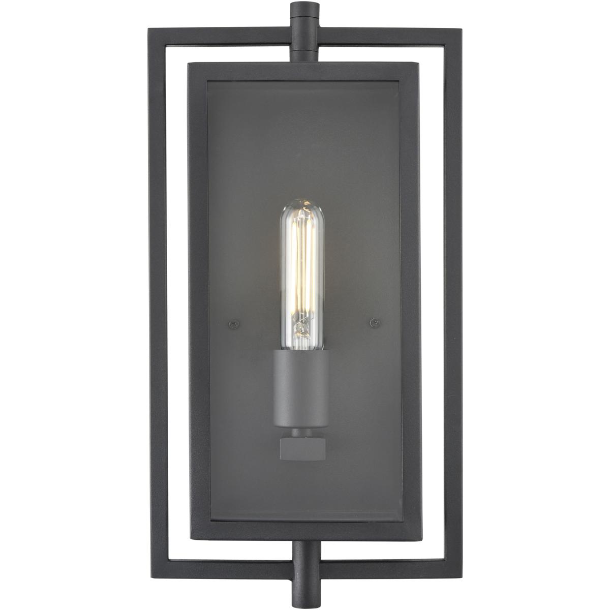 Millennium Lighting 250001-TBK Rankin 1 Light 15.7 inch Textured Black Outdoor Wall Sconce