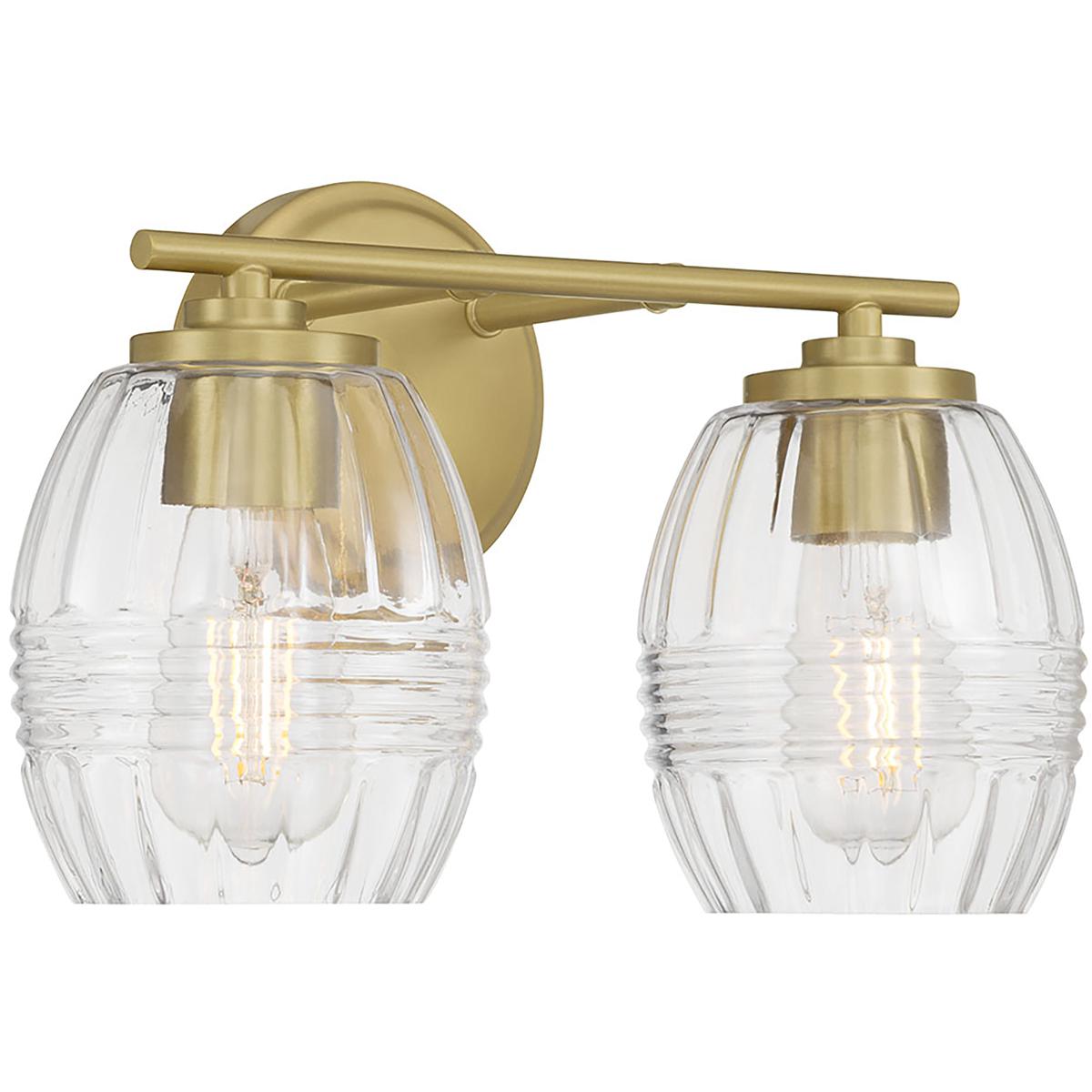 Millennium Lighting 9992-VB Miravelle 2 Light 14 inch Vintage Brass Bathroom Vanity Light Wall Light