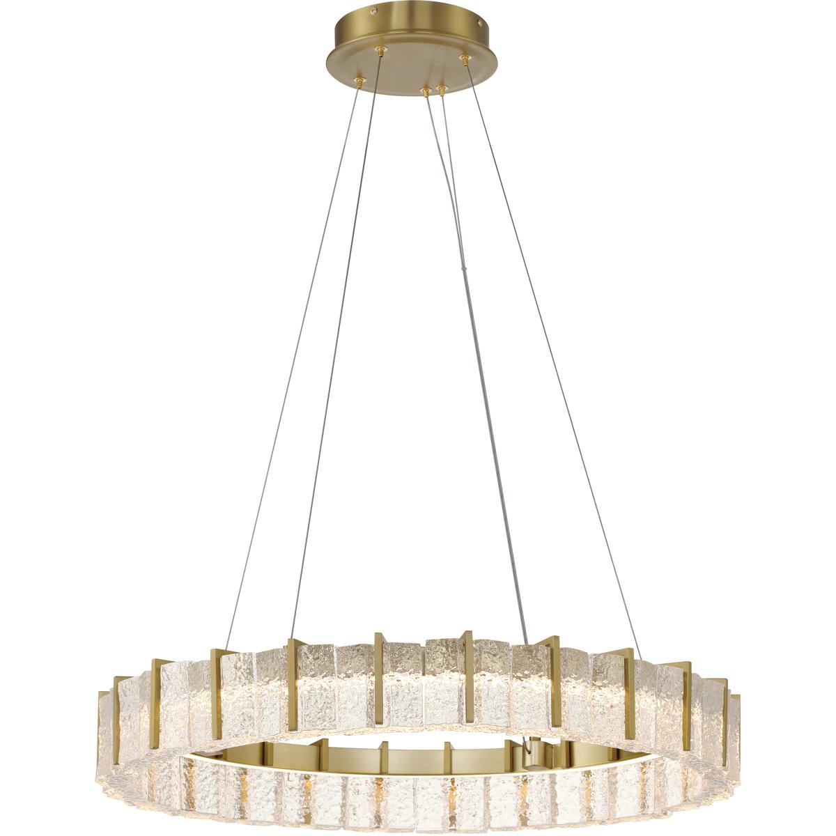 Minka-Lavery 2415-695-L Sevryn LED 27.5 inch Soft Brass Ring Pendant Ceiling Light