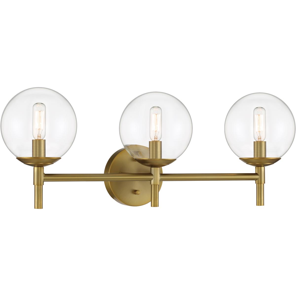 Minka-Lavery 2793-695 Auresa 3 Light 26 inch Soft Brass Bath Light Wall Light